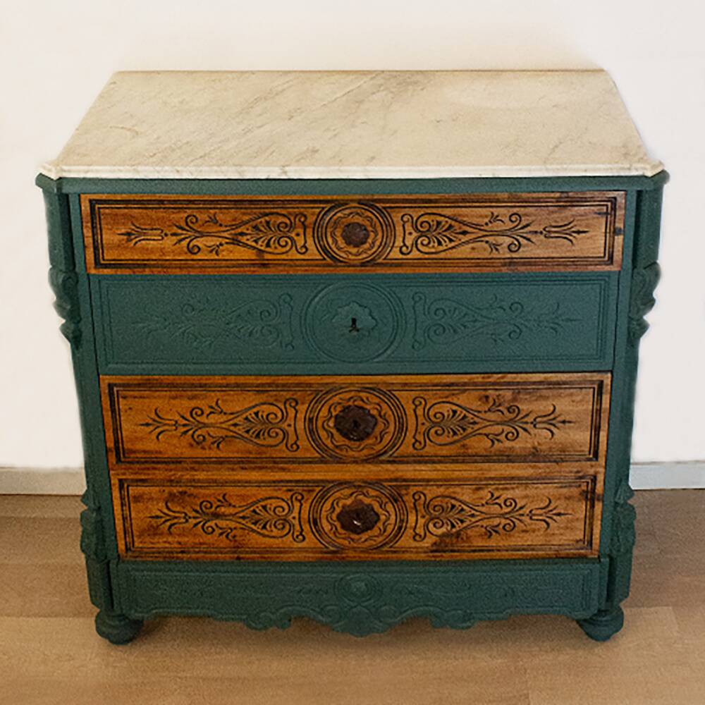 Antique Chest of Drawers, Spain, 19th Century