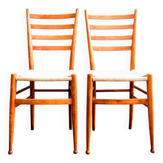 Spinetto rope chairs by Chiavari