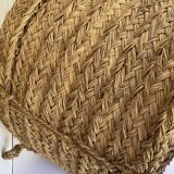 XXL woven straw basket