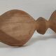 Vintage sculptural wooden pocket tray