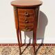 Console - table pedestal table marquetry style louis xv