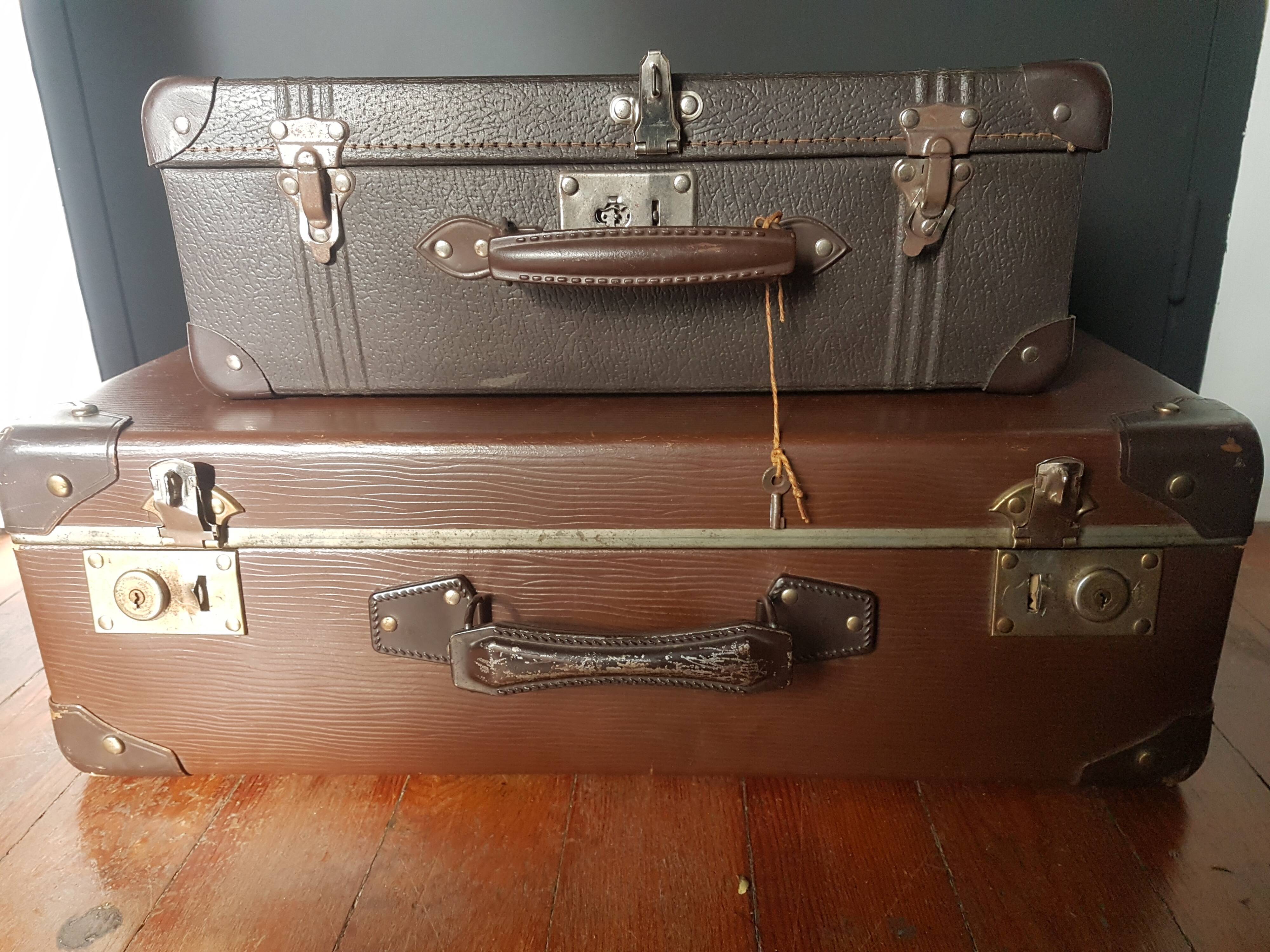 Decorative suitcases 1950