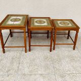 Danish nesting coffee table 1960