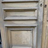 Suite of three single-sided doors in solid fir XIX century