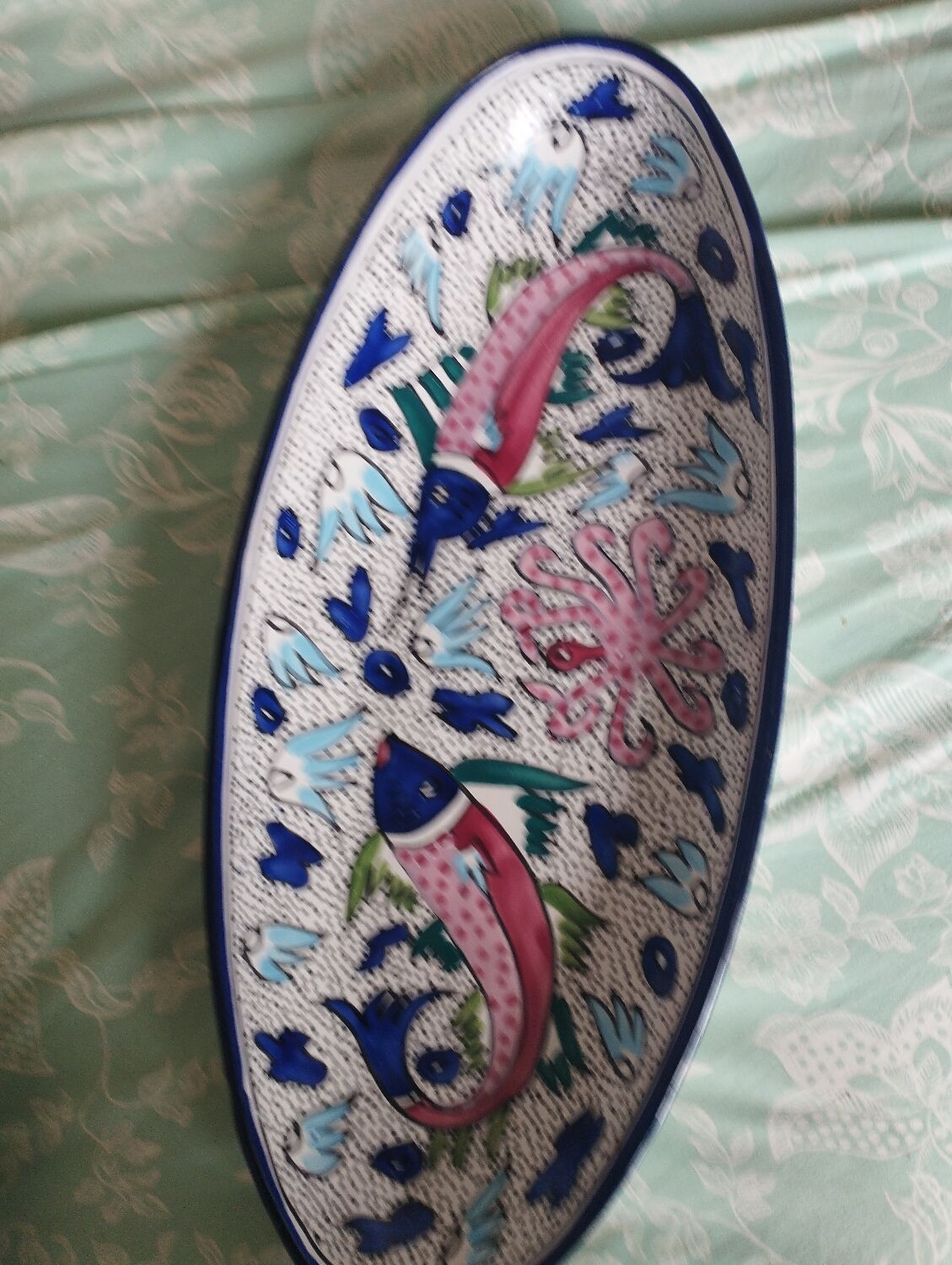 Hand-painted plates