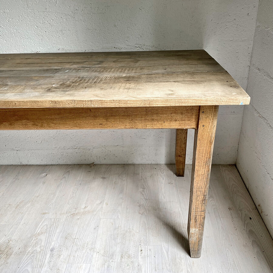 Farm table wood raw 50