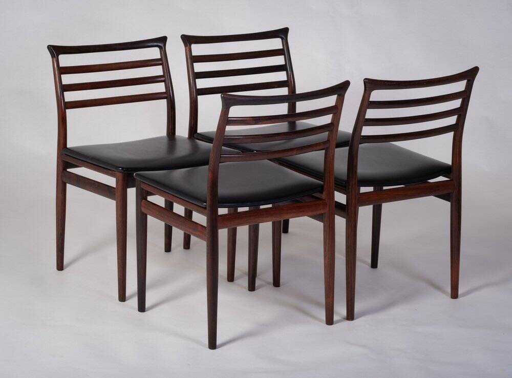 Dining Chairs by Erling Torvits for Sorø Stolfabrik, 1960s, Set of 4