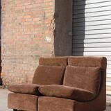 Walter Knoll Collection pair of modular armchairs in two-seater sofa 1970s