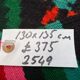 Vintage Moldovan square kilim 130x135 cm kelim wool rug medium 2549