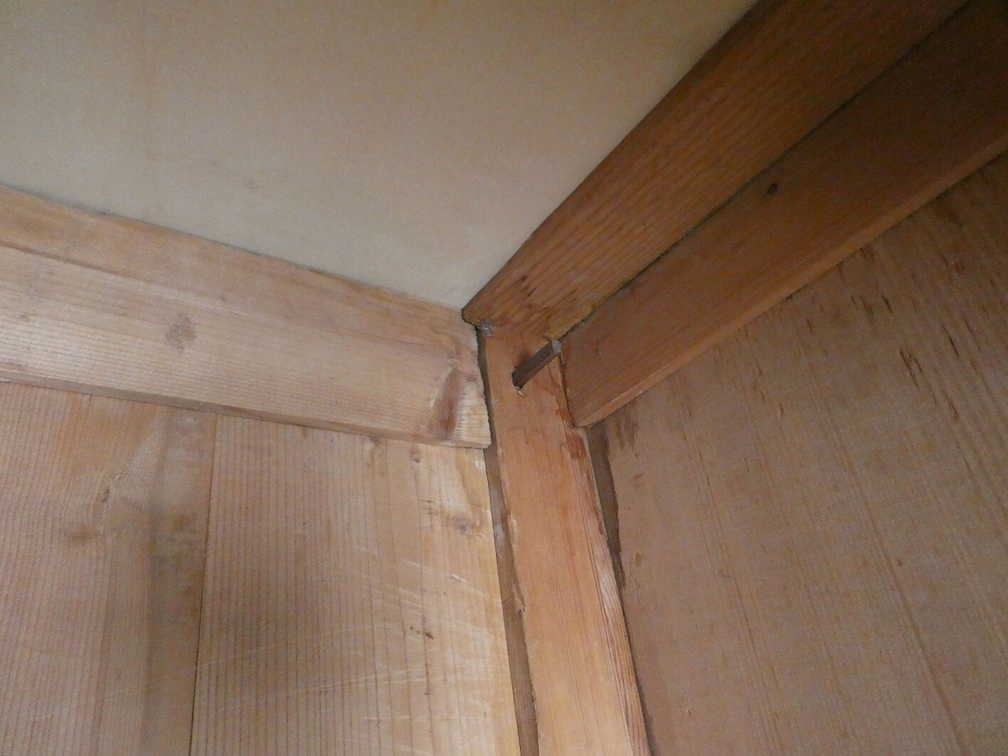 Old solid wooden cabinet