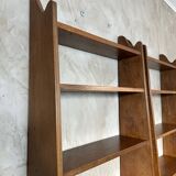 Pair of oak shelves