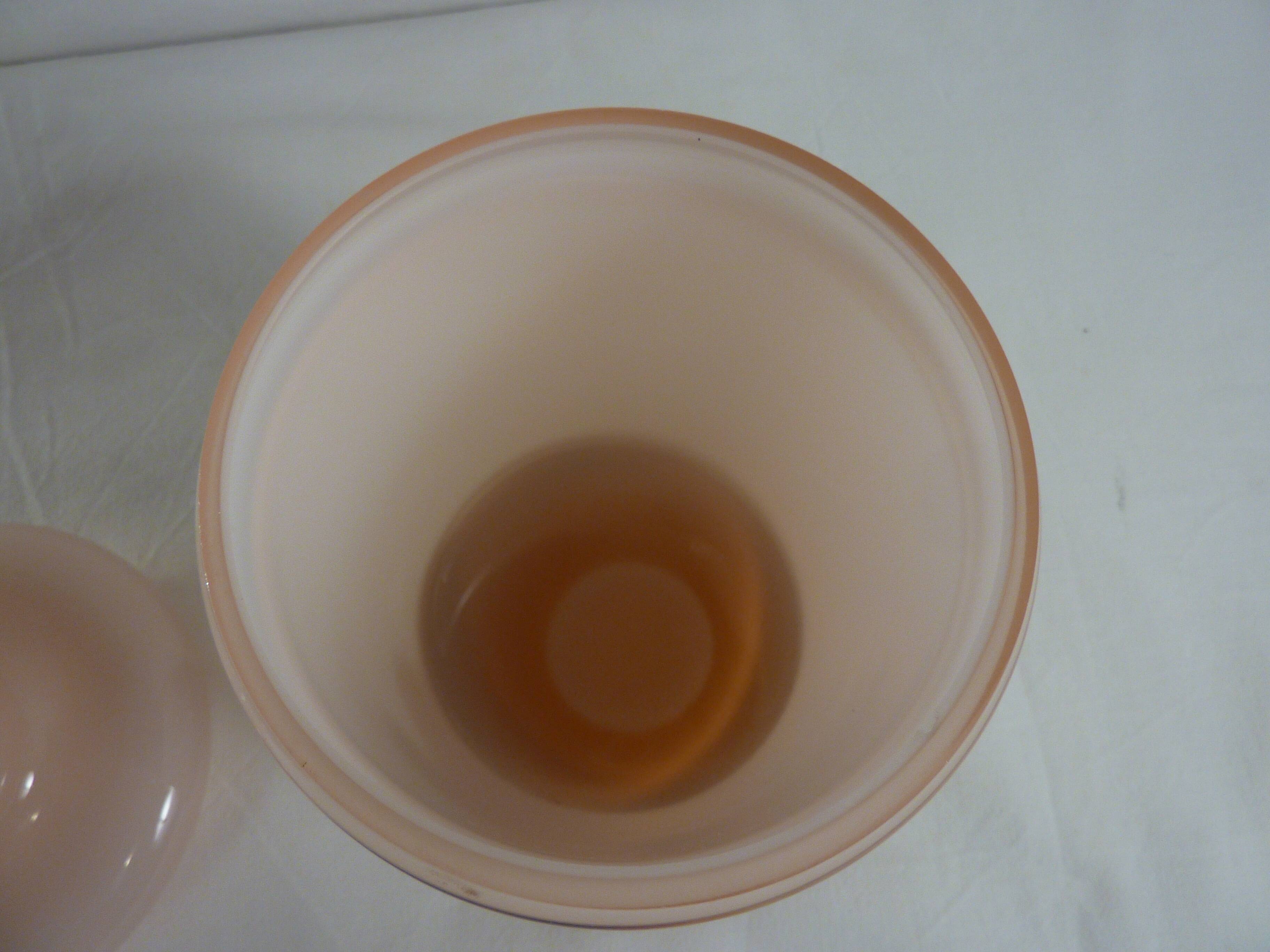 Pink opaline toillette pot