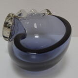 Cendrier en verre, par Glasswork Novy Bor, années 1960.