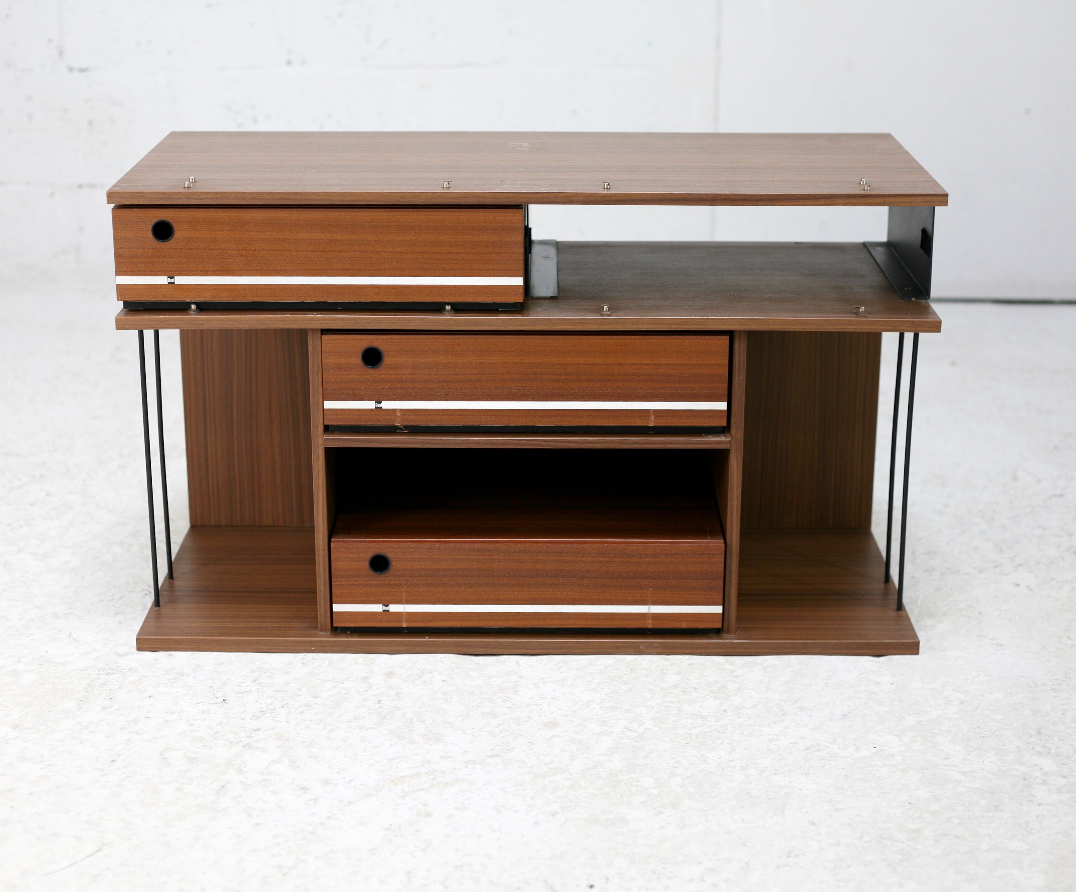 Dual furniture, hi-fi storage, circa 1970.