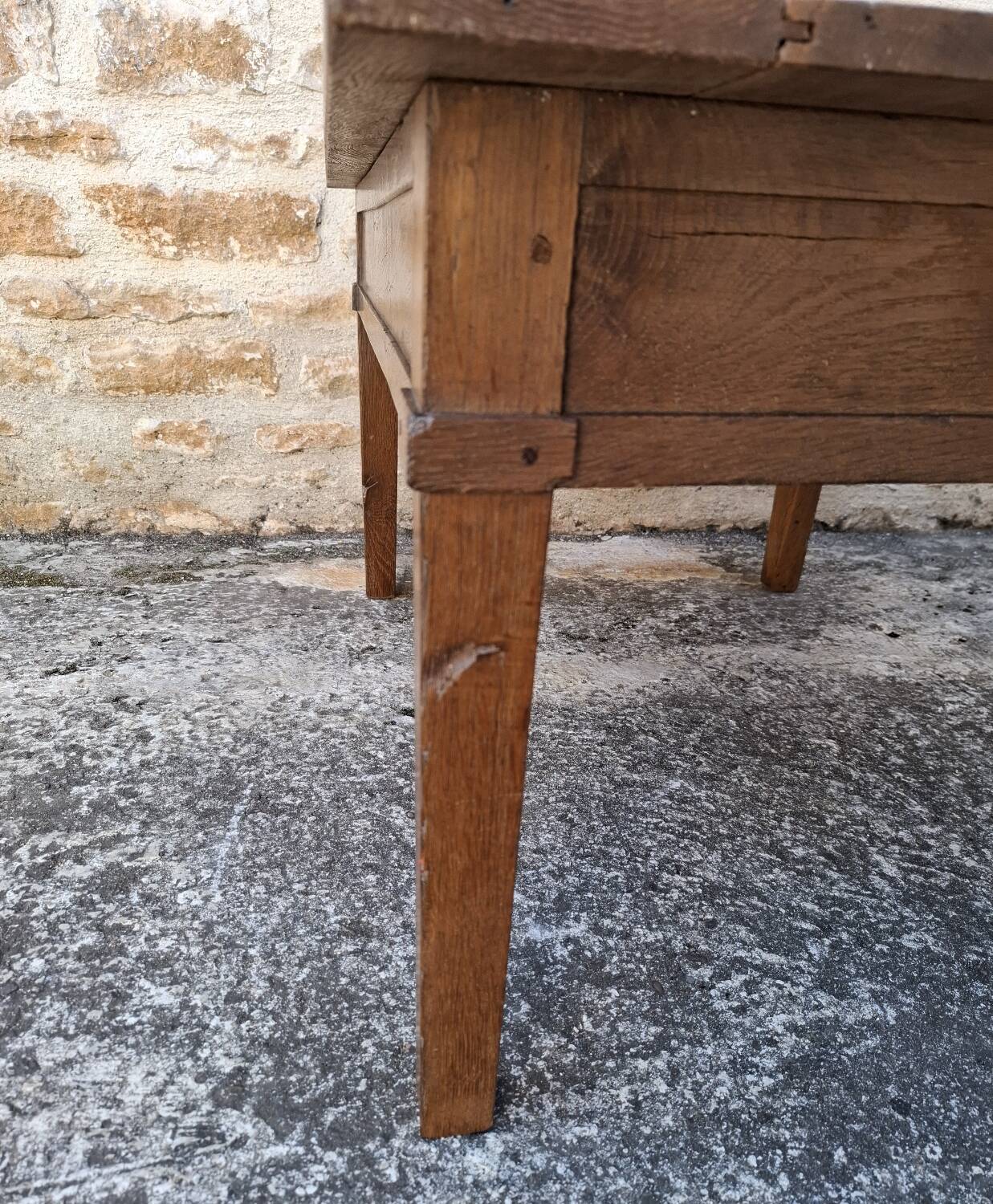 Table basse en chêne