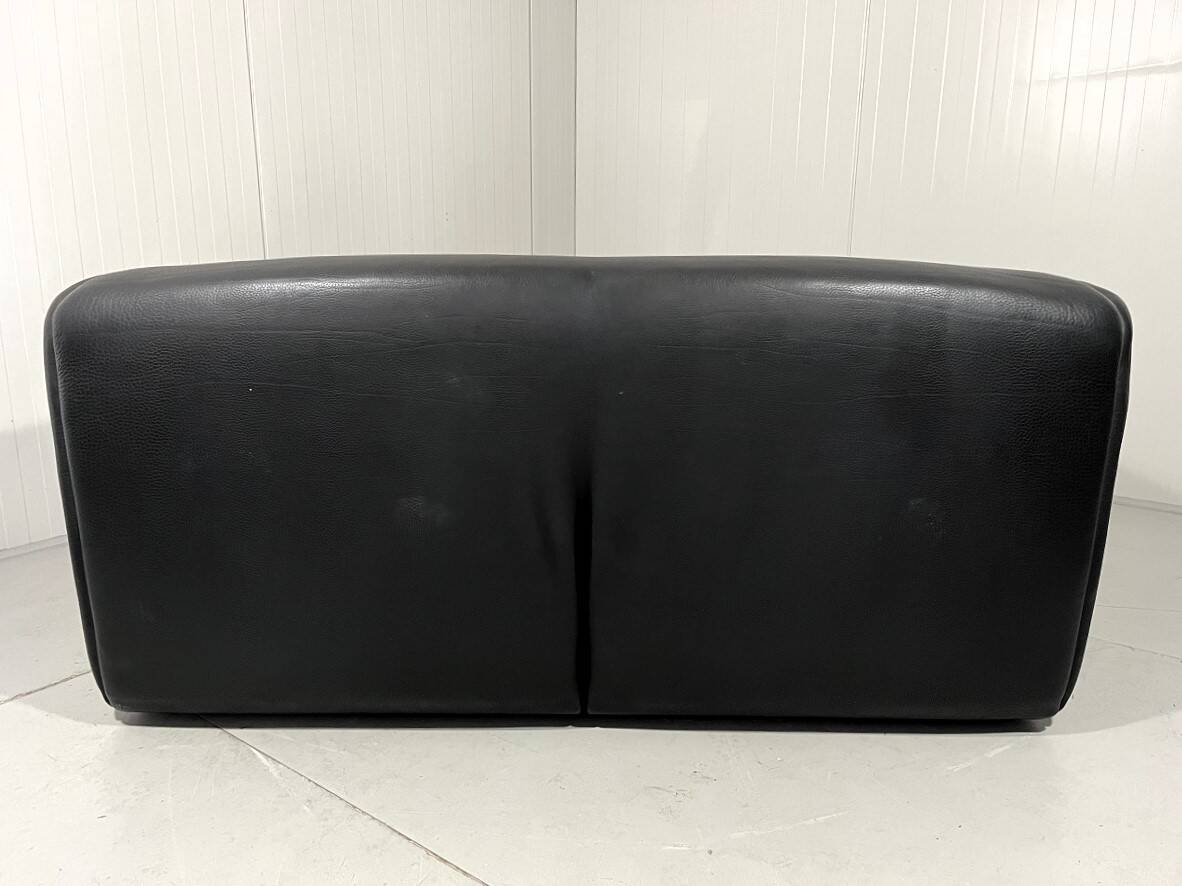 De Sede DS 47 dark brown neckleather 2,5 seats sofa