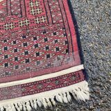 Turkmen Persian carpet with a so-called Kejebe pattern, 60x170cm.