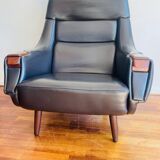 Fauteuil avec Cendrier par Henry Walter Klein pour Bramin Møbler, 1969
