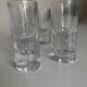 Set of 6 Scandinavian bubble foot vodka shots 1970
