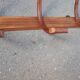 Curved wood bistro coat rack