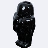 Vase noir gaia