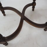 Pair of Antique Embossed Leather Chairs