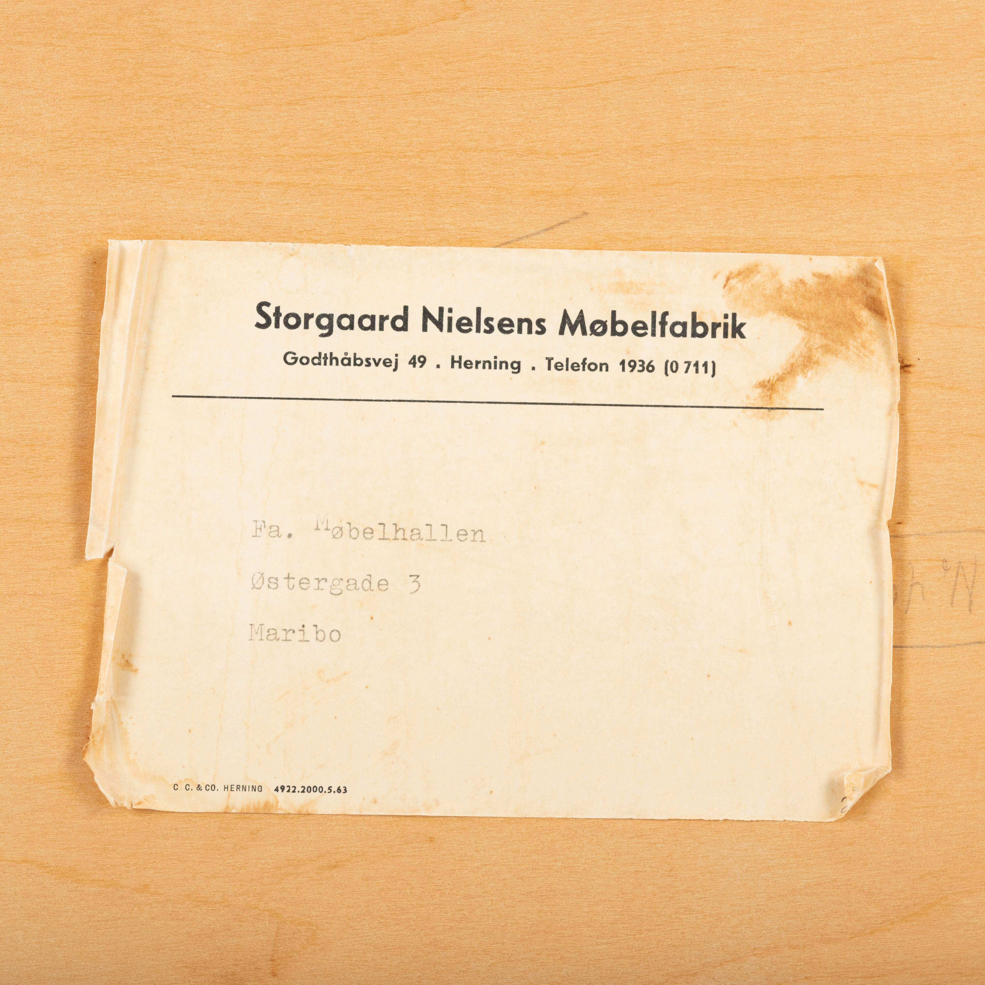 Mid-century danish teak secretaire from Storgaard Nielsens Møbelfabrik, 1960s