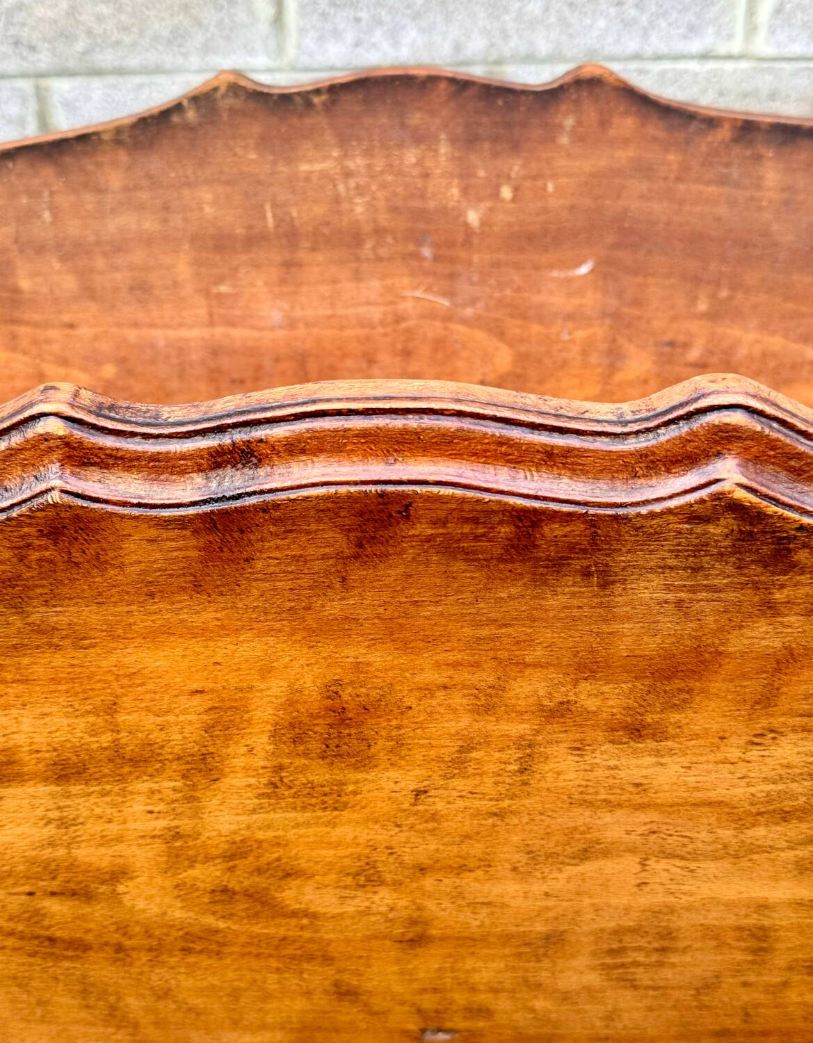 Old indoor planter on wheels