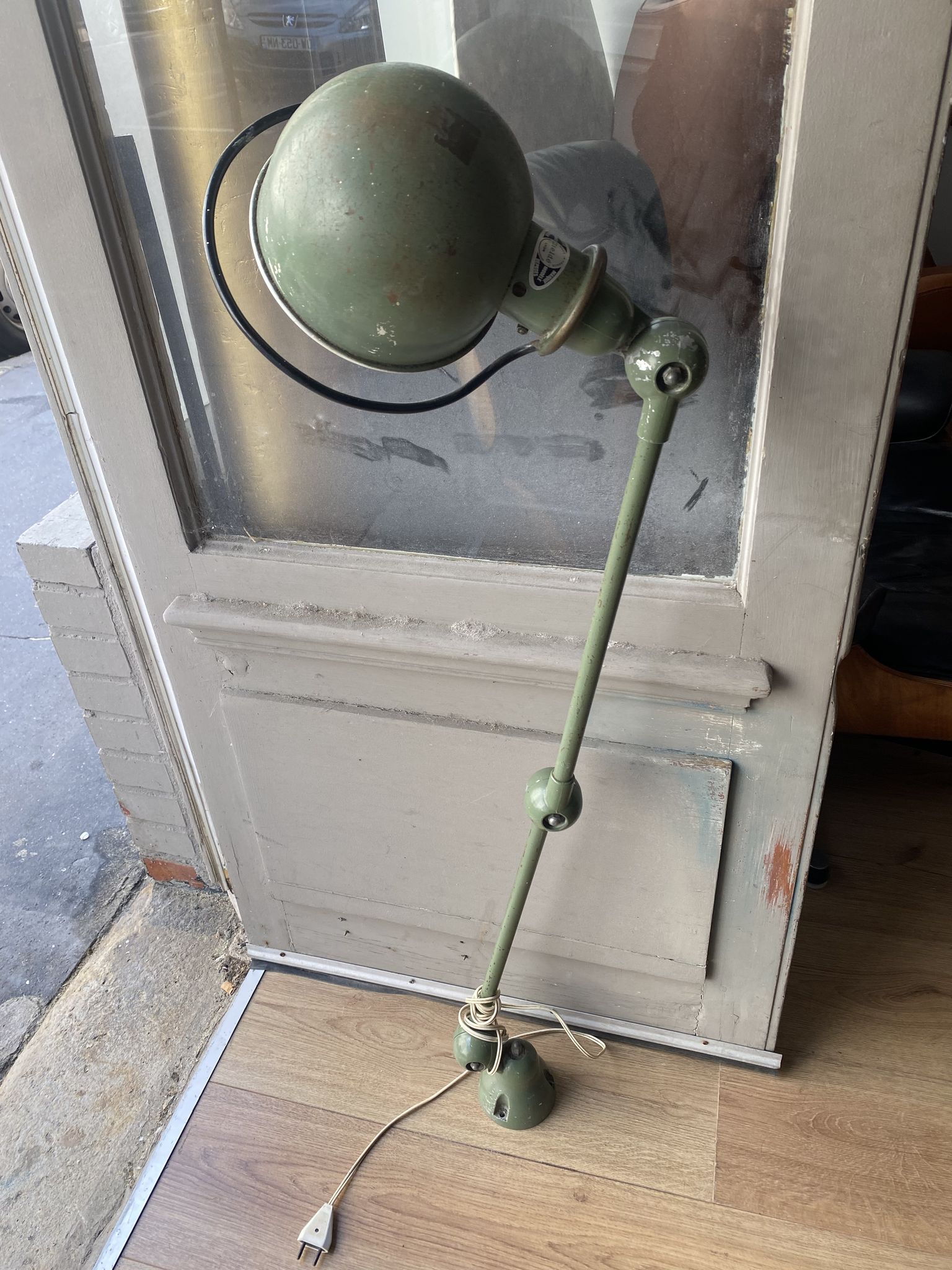 Large old Jielde wall light from the 60s