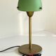Mushroom lamp sce opaline glass vintage
