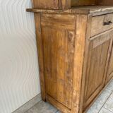 Vaisselier ancien portes vitrées fleurs de lys année 50
