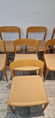 Set of 8 chairs by Niels Møller for JL Møllers, Denmark, 1975
