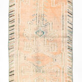 3x12 pale orange herki runner rug 99x380cm