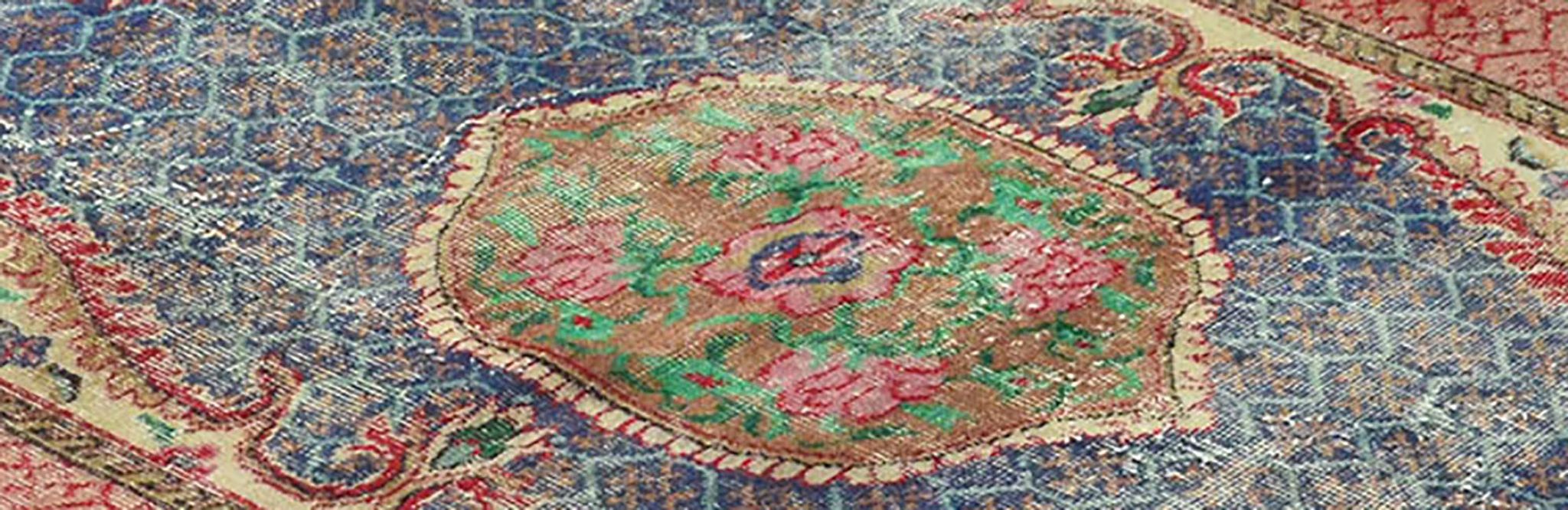 Tapis vintage anatolien fait main 208 cm x 111 cm