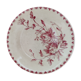 Gien porcelain dessert plate