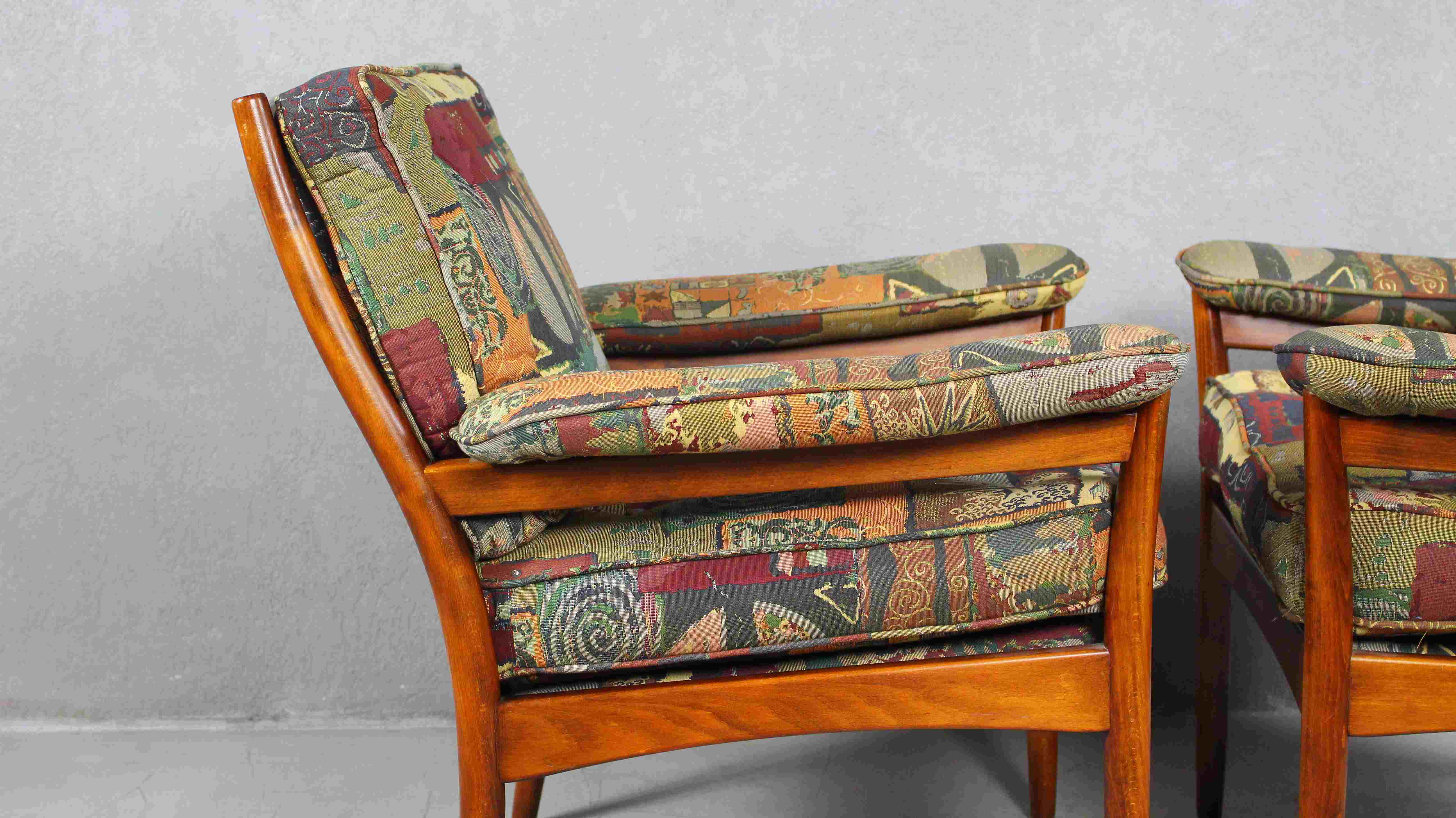 Mid Century Lounge Chair From Gote Mobler, Sweden 1970s