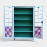 Vintage 1960s Parisian glass cabinet