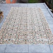 Tapis de zone vintage turc fait main sku v332