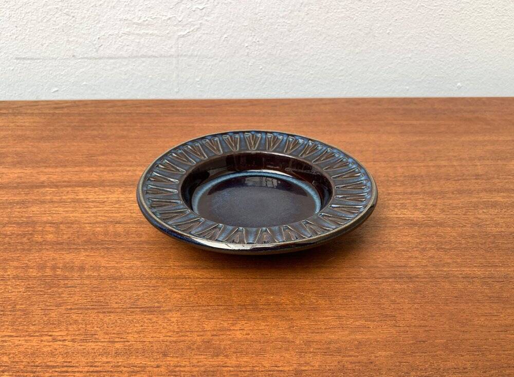 Danish ceramic bowl from the mid-century by Søholm, 1960s.