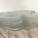 Glass fish plates