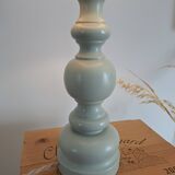Vintage wooden table lamp from the 1980s revisited