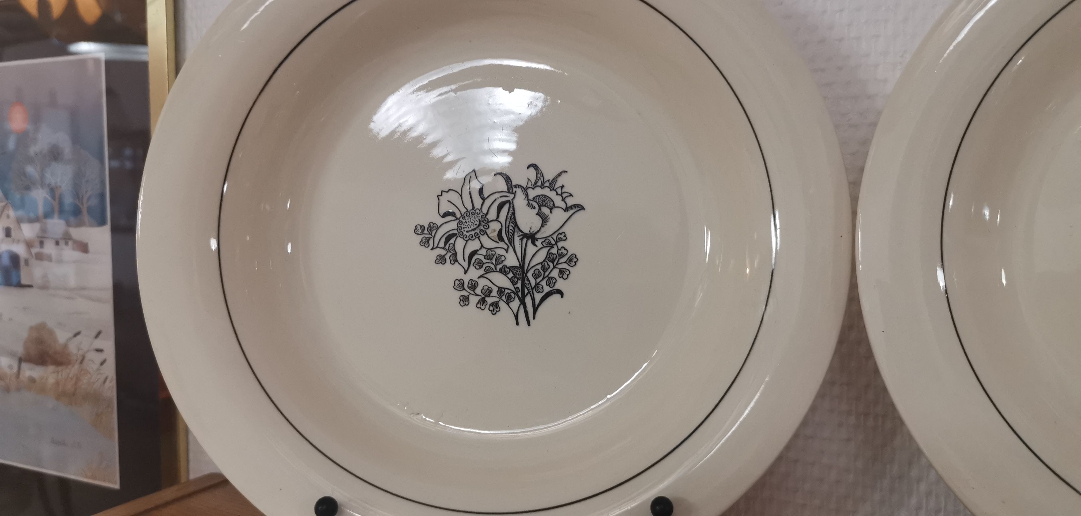 Lot De 8 Assiettes Creuses Faïences Haute Provence - Faïence Et Porcelaine