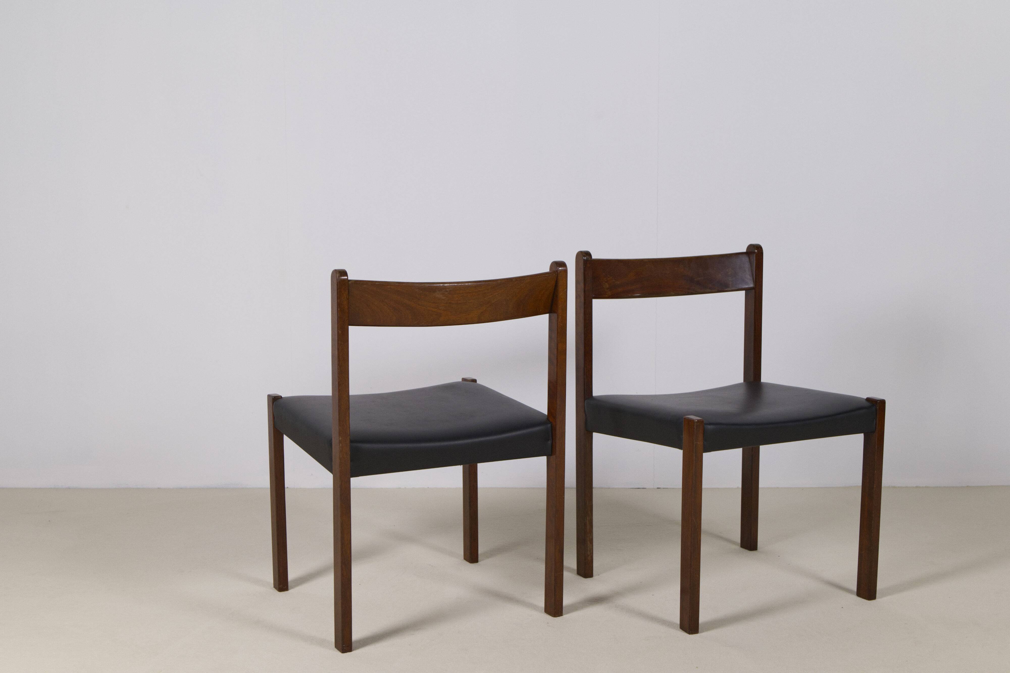 6x Dining chairs Alfred Hendrickx for Belform, 1960s, Belgium