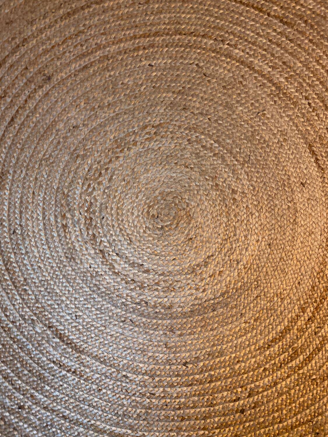 Round jute rug diameter 150cm
