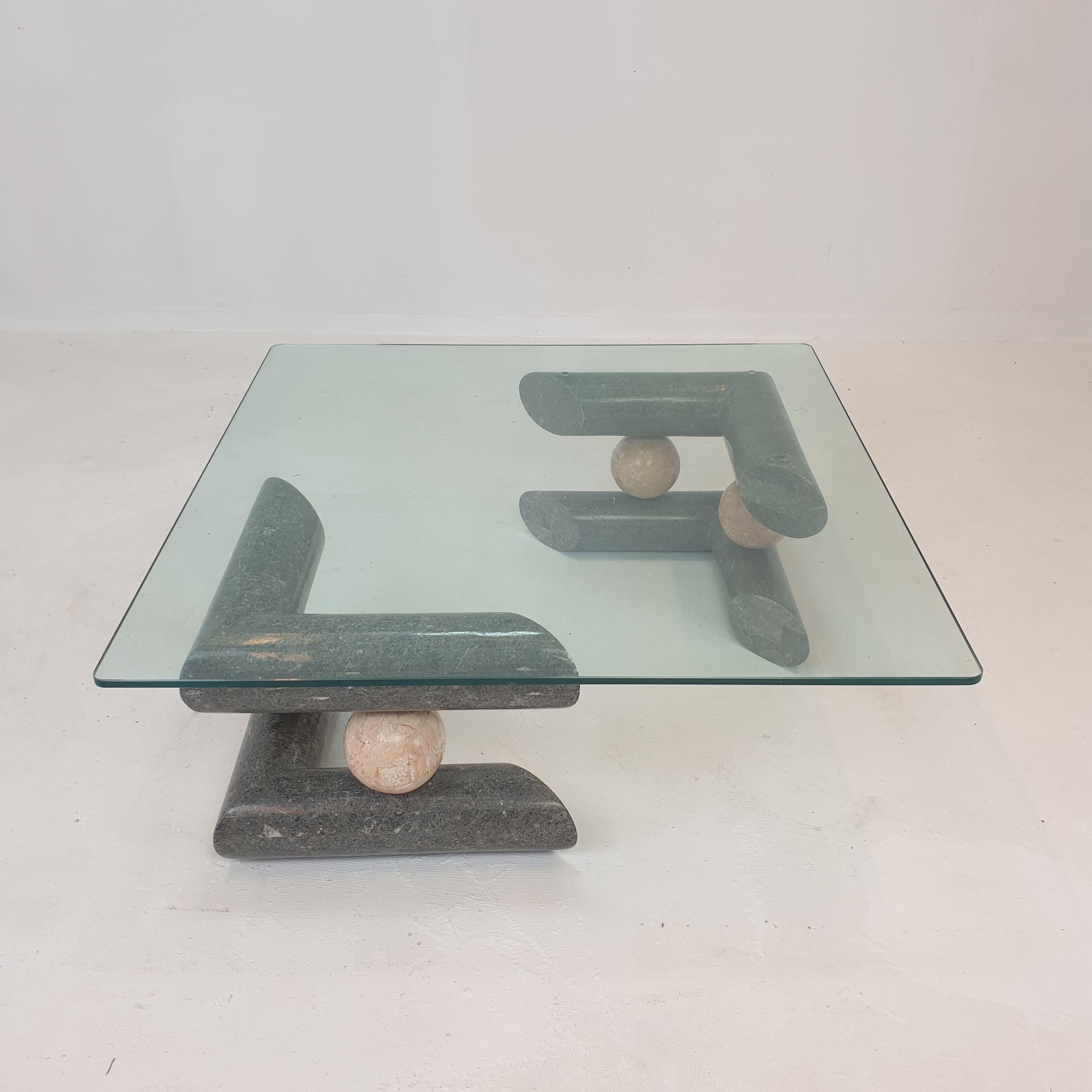 Fossil Stone Coffee Table, 1980s