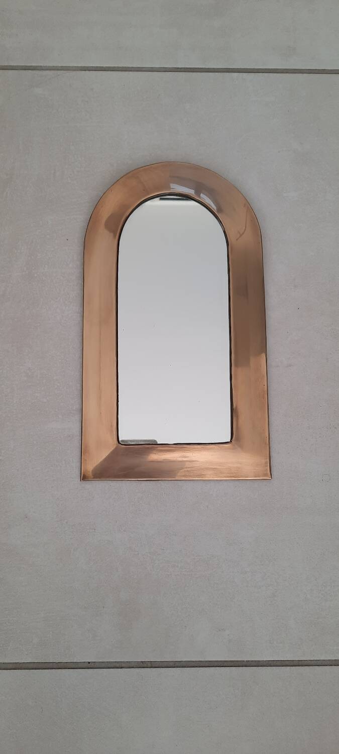 Brass mirror