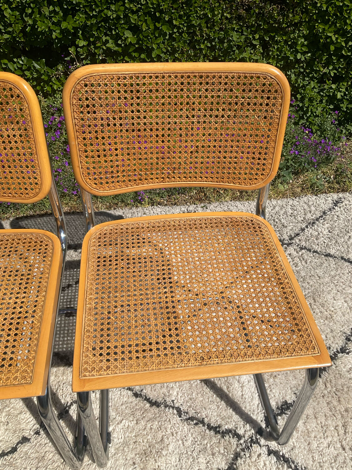 Paire de chaises Marcel Breuer Cesca B32
