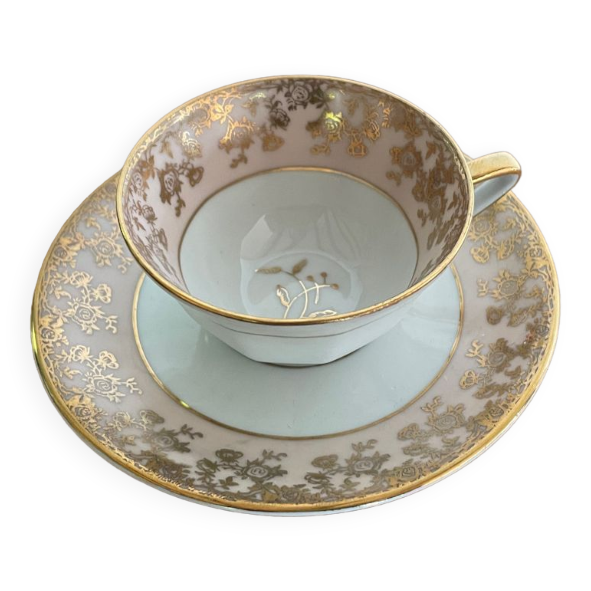 Coffee cup with saucer