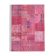 Handmade anatolian overdyed 170 cm x 240 cm pink patchwork carpet