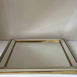 Beaded mirror design deknudt Belgium 1970